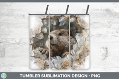 GorgeousWoodland Geode Tumbler design.