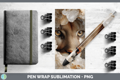 GorgeousWoodland Geode Pen Wrap design.