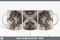 GorgeousWoodland Geode Mug Wrap design.