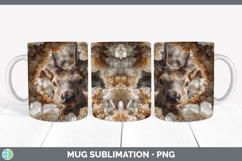 GorgeousWoodland Geode Mug Wrap design.