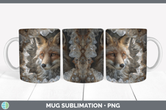GorgeousWoodland Geode Mug Wrap design.