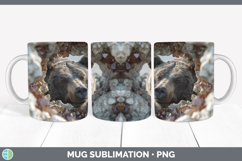 GorgeousWoodland Geode Mug Wrap design.