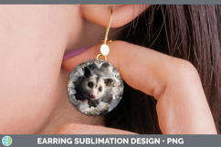 GorgeousWoodland Geode Round Earrings design.