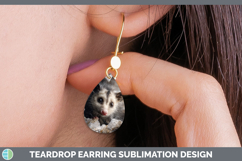 GorgeousWoodland Geode Teardrop Earrings design.