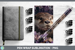GorgeousWoodland Geode Pen Wrap design.