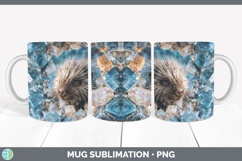 GorgeousWoodland Geode Mug Wrap design.