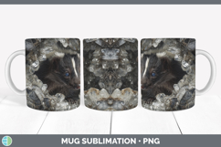 GorgeousWoodland Geode Mug Wrap design.