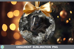 GorgeousWoodland Geode Ornament design.