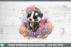 GorgeousWoodland Halloween Wind Spinner design.