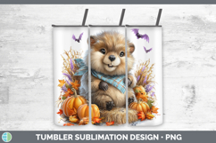 GorgeousWoodland Halloween Tumbler design.