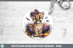 GorgeousWoodland Halloween Keychain design.