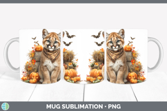 GorgeousWoodland Halloween Mug Wrap design.