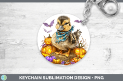 GorgeousWoodland Halloween Keychain design.