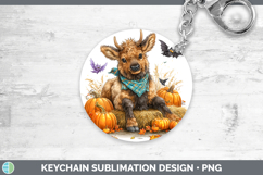 GorgeousWoodland Halloween Keychain design.