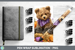 GorgeousWoodland Halloween Pen Wrap design.