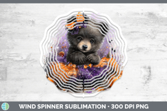 GorgeousWoodland Halloween Wind Spinner design.