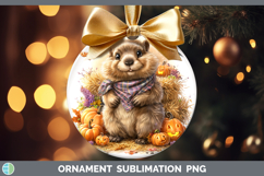 GorgeousWoodland Halloween Ornament design.