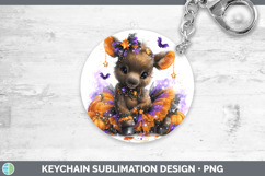 GorgeousWoodland Halloween Keychain design.