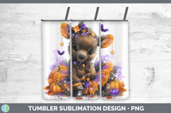 GorgeousWoodland Halloween Tumbler design.