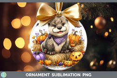 GorgeousWoodland Halloween Ornament design.