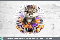 GorgeousWoodland Halloween Wind Spinner design.