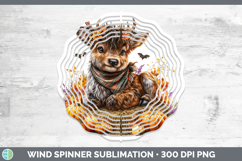 GorgeousWoodland Halloween Wind Spinner design.