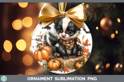 GorgeousWoodland Halloween Ornament design.