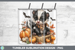 GorgeousWoodland Halloween Tumbler design.