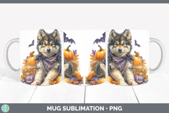 GorgeousWoodland Halloween Mug Wrap design.