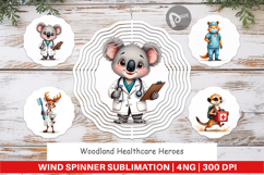 Healthcare Heroes Wind Spinner Product Image 1