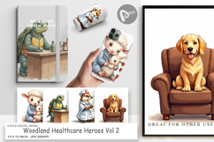 Healthcare Heroes Digital Paper Product Image 1