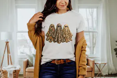 Hunting Ghost PNG, Camo Ghost Trio Halloween PNG Product Image 3