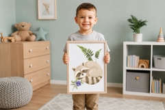 Watercolor Raccoon Clipart PNG Product Image 2