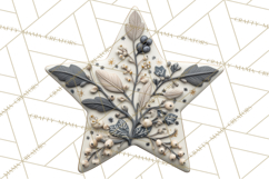 Winter Woodland Ornaments PNG Neutral Christmas Clipart Product Image 2