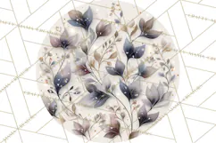 Winter Woodland Ornaments PNG Neutral Christmas Clipart Product Image 4