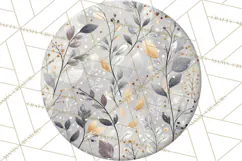 Winter Woodland Ornaments PNG Neutral Christmas Clipart Product Image 2