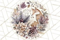 Winter Woodland Ornaments PNG Neutral Christmas Clipart Product Image 2