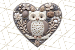 Winter Woodland Ornaments PNG Neutral Christmas Clipart Product Image 2