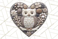 Winter Woodland Ornaments PNG Neutral Christmas Clipart Product Image 2