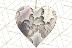 Winter Woodland Ornaments PNG Neutral Christmas Clipart Product Image 5