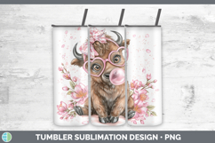 GorgeousWoodland Pink Bubble Gum Tumbler design.