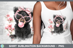 GorgeousWoodland Pink Bubble Gum Shirt design.