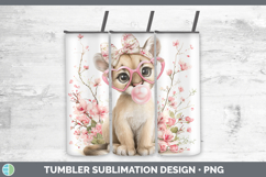 GorgeousWoodland Pink Bubble Gum Tumbler design.