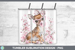 GorgeousWoodland Pink Bubble Gum Tumbler design.