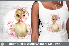 GorgeousWoodland Pink Bubble Gum Shirt design.