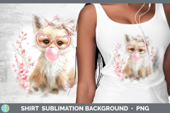 GorgeousWoodland Pink Bubble Gum Shirt design.