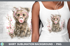 GorgeousWoodland Pink Bubble Gum Shirt design.