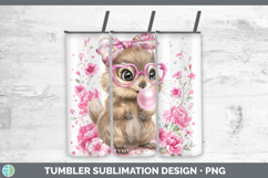 GorgeousWoodland Pink Bubble Gum Tumbler design.