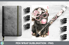 GorgeousWoodland Pink Bubble Gum Pen Wrap design.