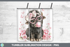 GorgeousWoodland Pink Bubble Gum Tumbler design.